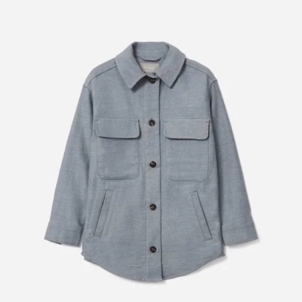 Everlane The Italian ReWool Oversized Shirt Jacket
